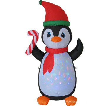 Happy holiday inflatable Penguin for Christmas decoration